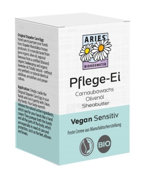 Stapeler Bio-Pflege-Ei vegan sensitiv Aries 50g